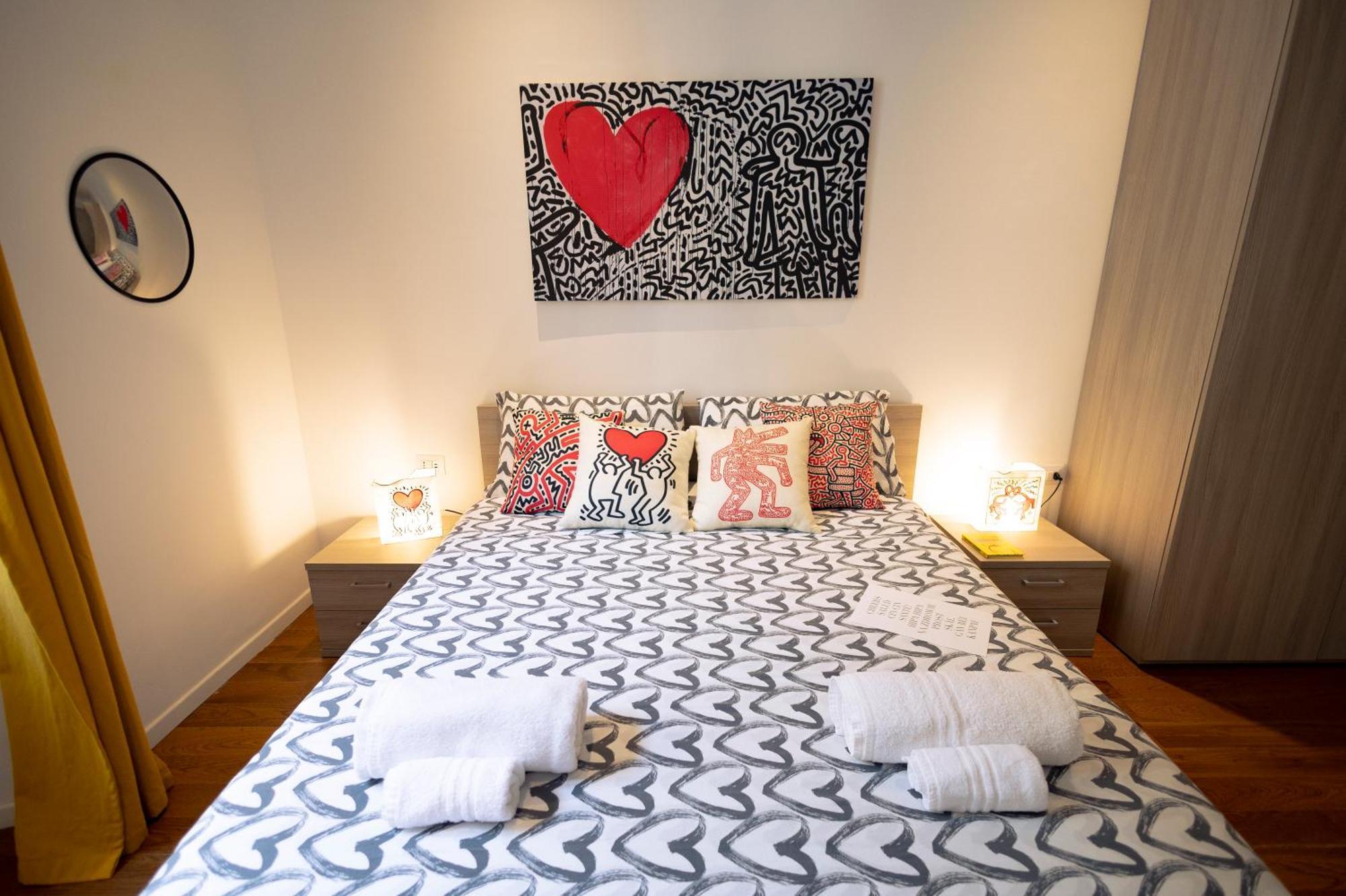 The Keith Haring Room - Private Bedroom Milan Exterior photo