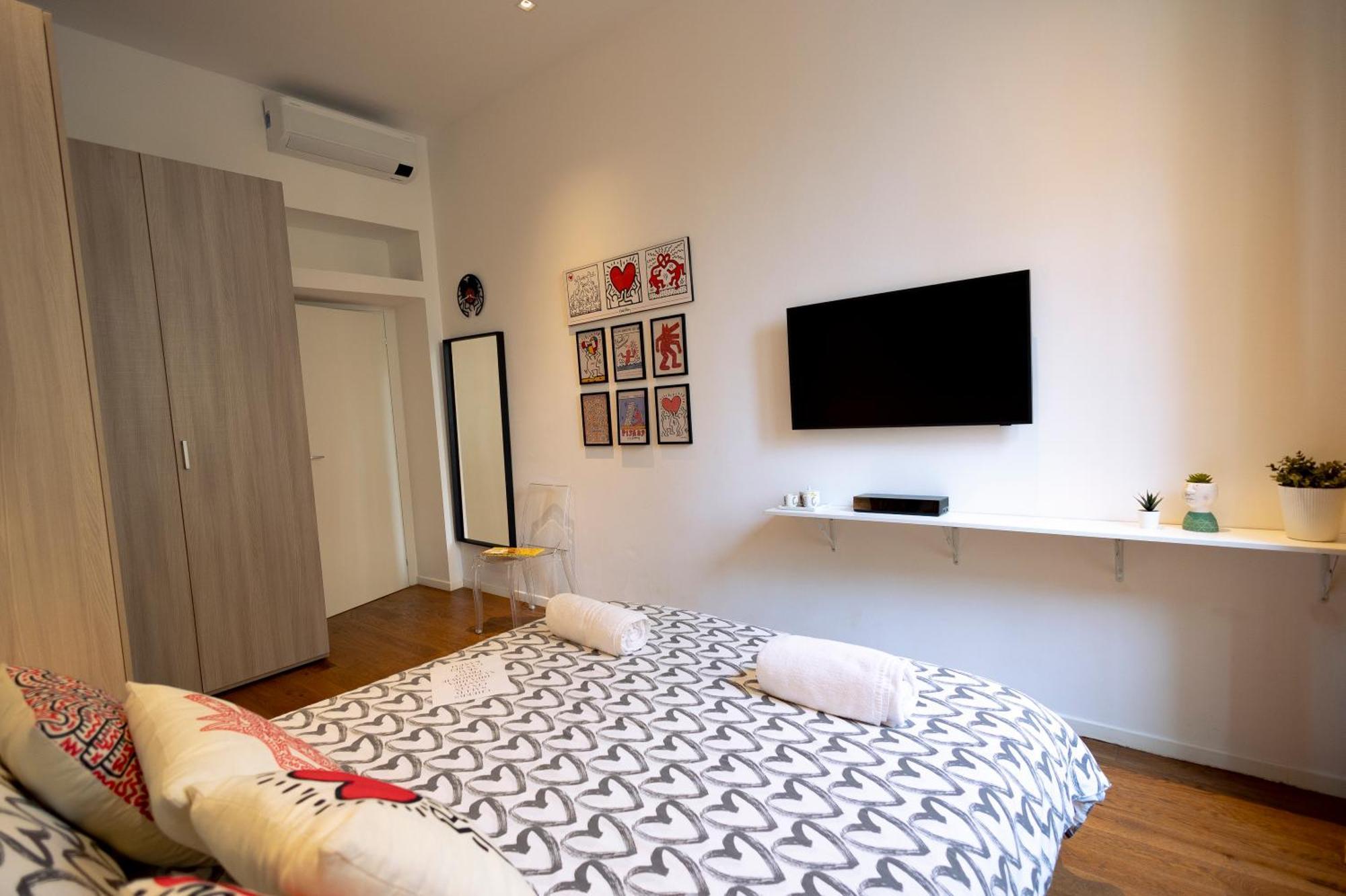 The Keith Haring Room - Private Bedroom Milan Exterior photo